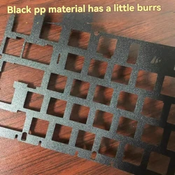 Bridge75 Keyboard Positioning Plate ABS Material PC/POM/PP/FR4/Carbon Fibre/Anodised Aluminium Silver Custom Positioning Plate