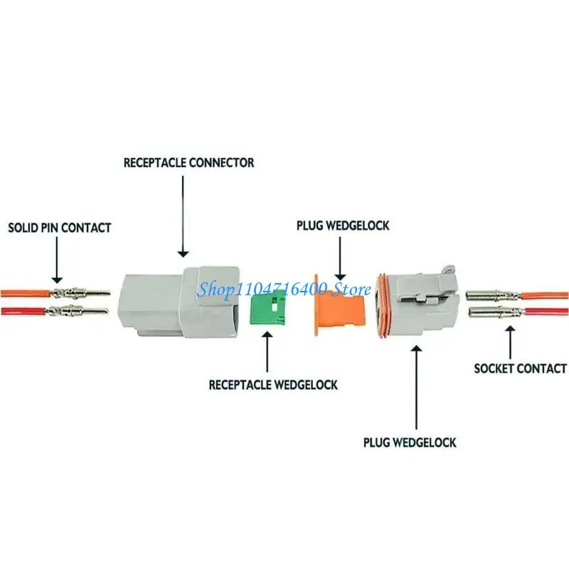 

y1gd Complete Connector Bundle with Stamped Contacts for Secure Automotive Connection