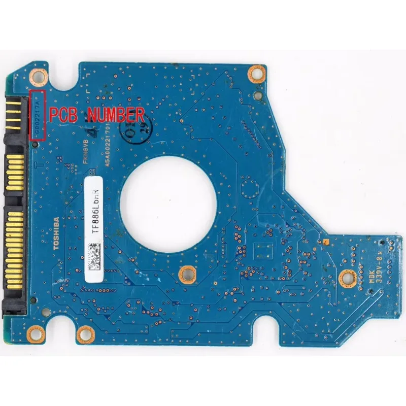 G002217A / Toshiba Hard disk circuit board / HDD2H03 , HDD2D91 , HDD2H04 , HDD2D90 , HDD2H85 , HDD2D92 , HDD2H02