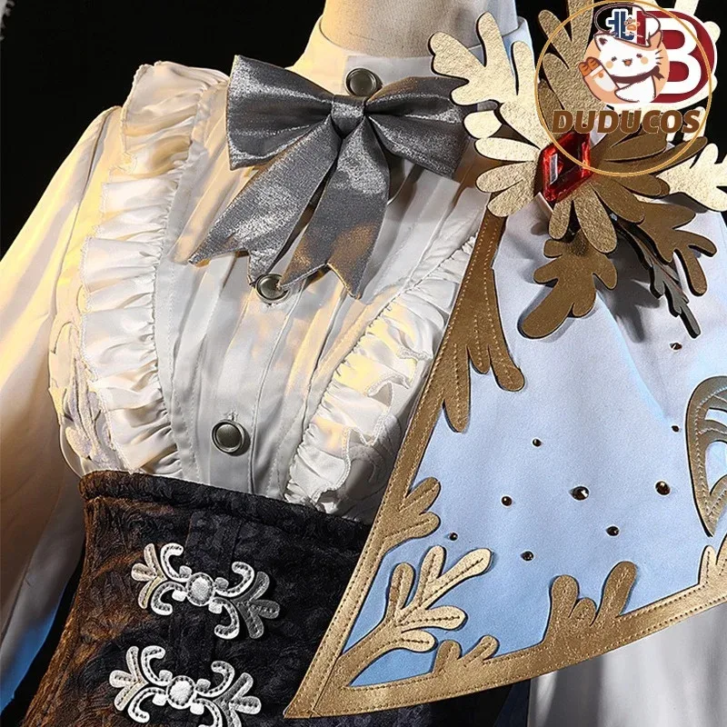 DUD SR dentity V Game Survivor Painter Cosplay Costumes Edgar Valden Golden Ratio Shirt Pumpkin Pants Set Women Man Halloween