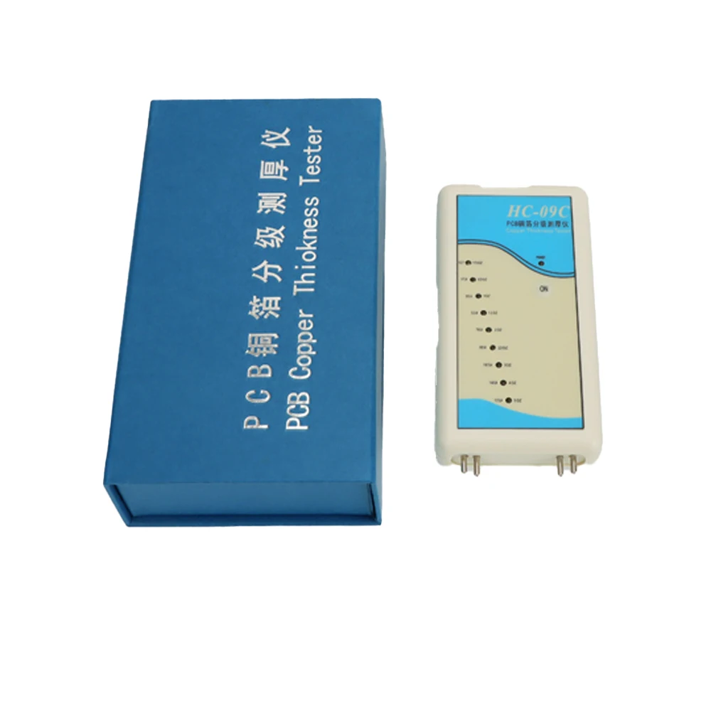 Handheld PCB Copper Clad Laminate Grading Tester, Copper Foil Thickness Gauge with Nine-Level Display