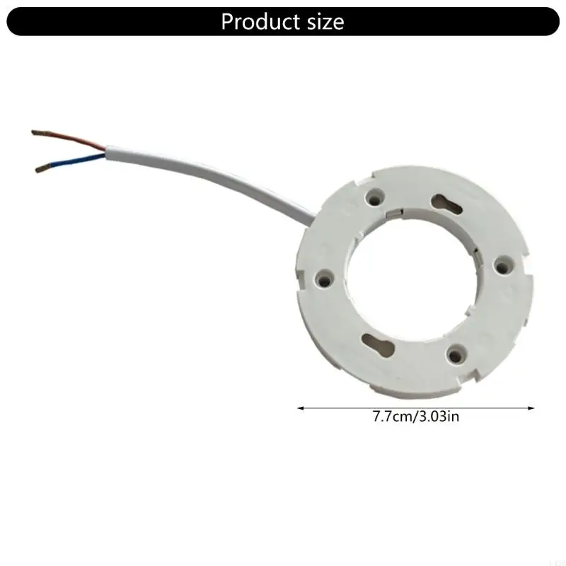 5 ชิ้นที่ยึดโคมไฟฐานไฟพร้อมลวดทนต่ออุณหภูมิสูงสำหรับแสง L43B
