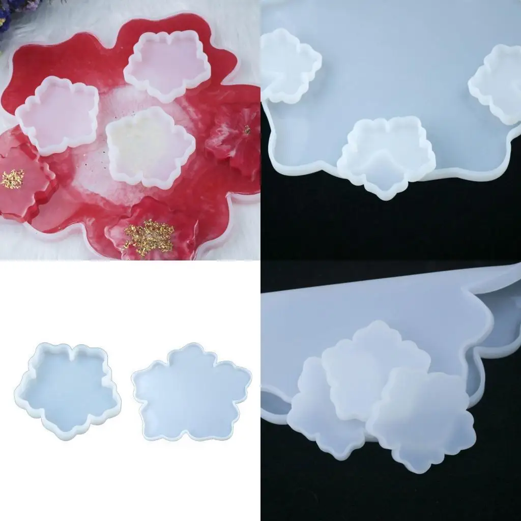 

J78F Crystal Epoxy Resin Mold Flower Casting Mould Handmade DIY Crafts Tool