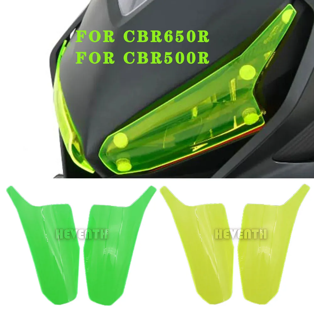 

For Honda CBR650R CBR500R 2019-2022 CBR 650R Acrylic Plastic Front Headlight Sheet Screen Lens Cover Protector Guard Accessory