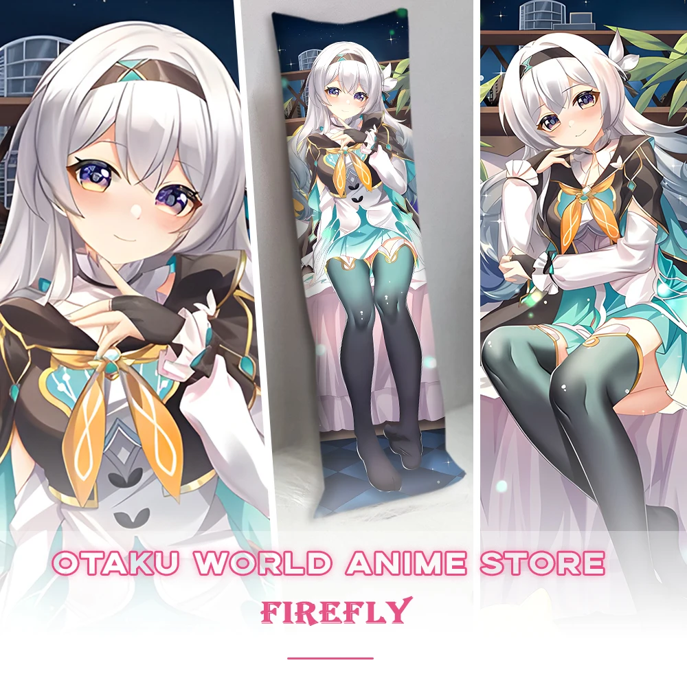 Game Honkai Star Rail Cute Firefly Pillowcase Cosplay Props Anime Firefly Customized Bedding Fullbody Pillow Covers Dakimakura