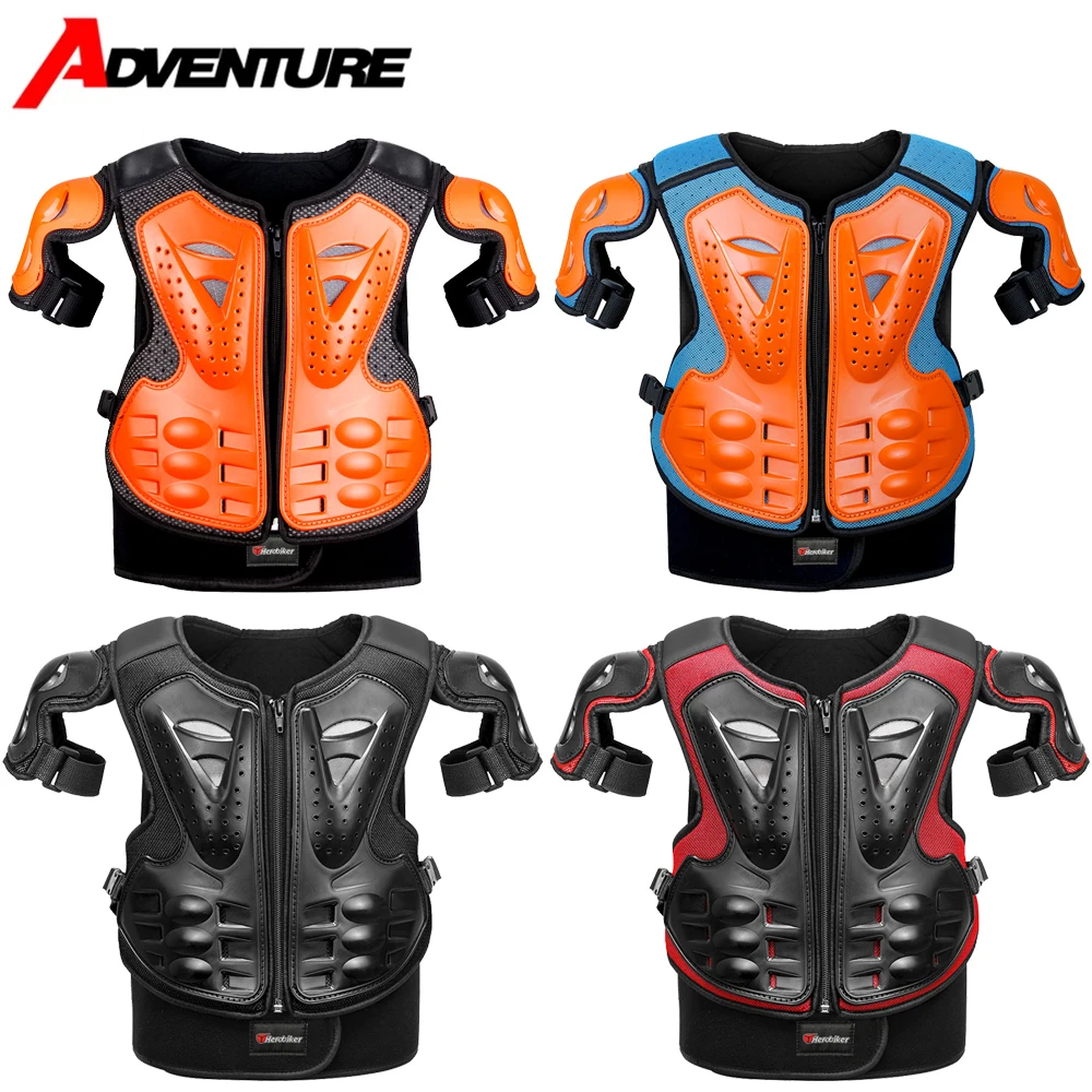 Children's Armor Motorcycle Protective Gear Off-road Motorcycle Protective Vest Children's Motorcycle Knee And Elbow Pads