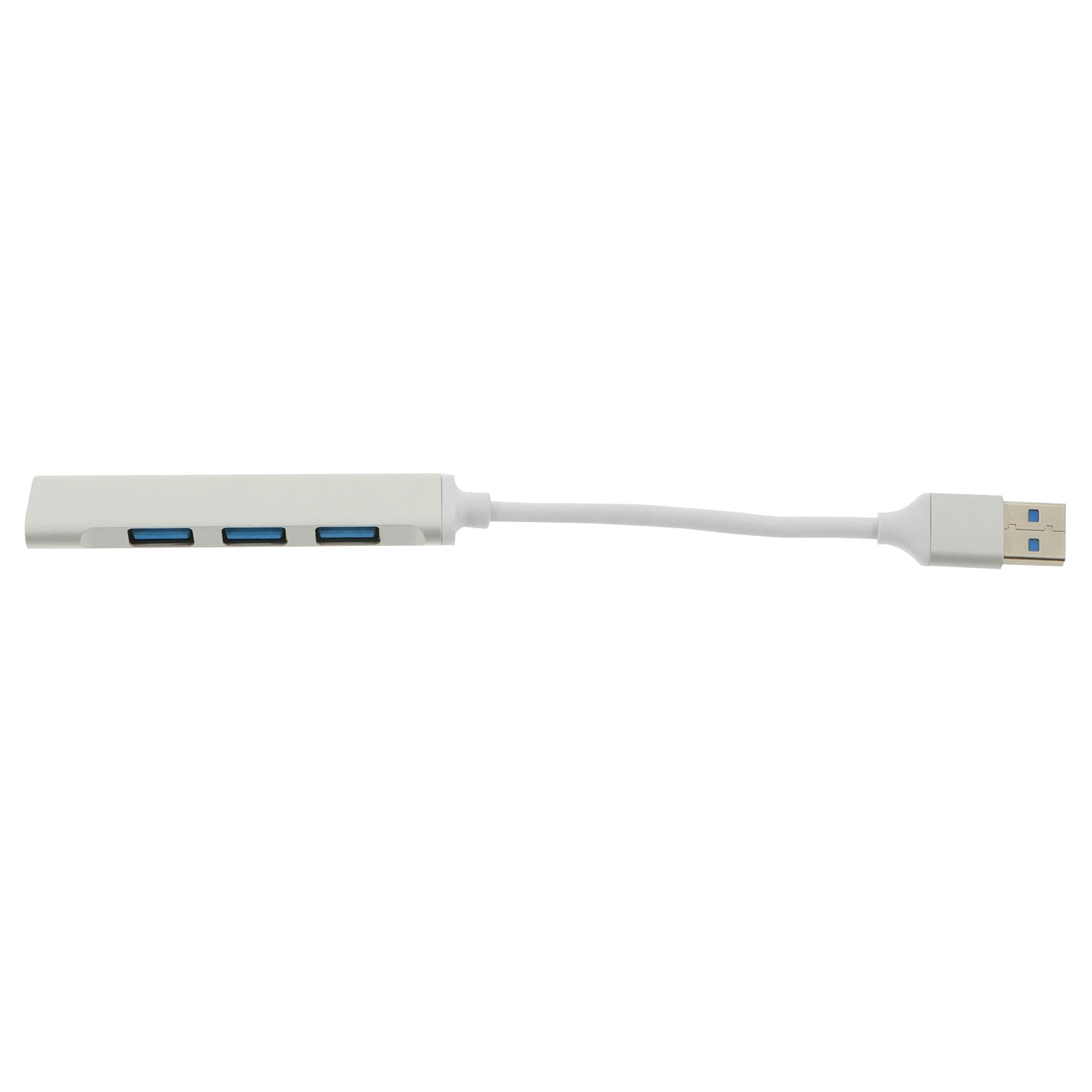 

USB3.0 4 Port Hub Aluminum Portable Laptop Office Desktop Multifunction Adapter High Speed Data Transfer Hot Pluggable Easy