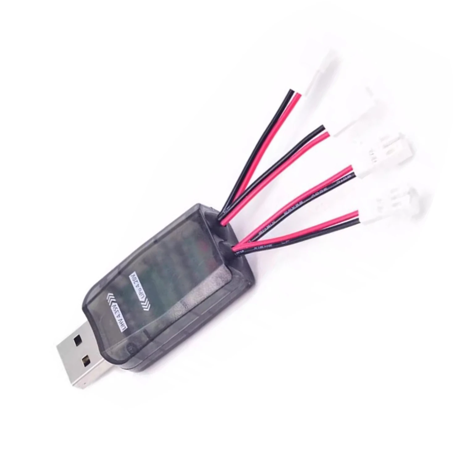 1PC CX405 4-Channel USB Battery Charger With PH2.0 Port Compatible With For MCPX Remote Control Helicopter Instrument Part