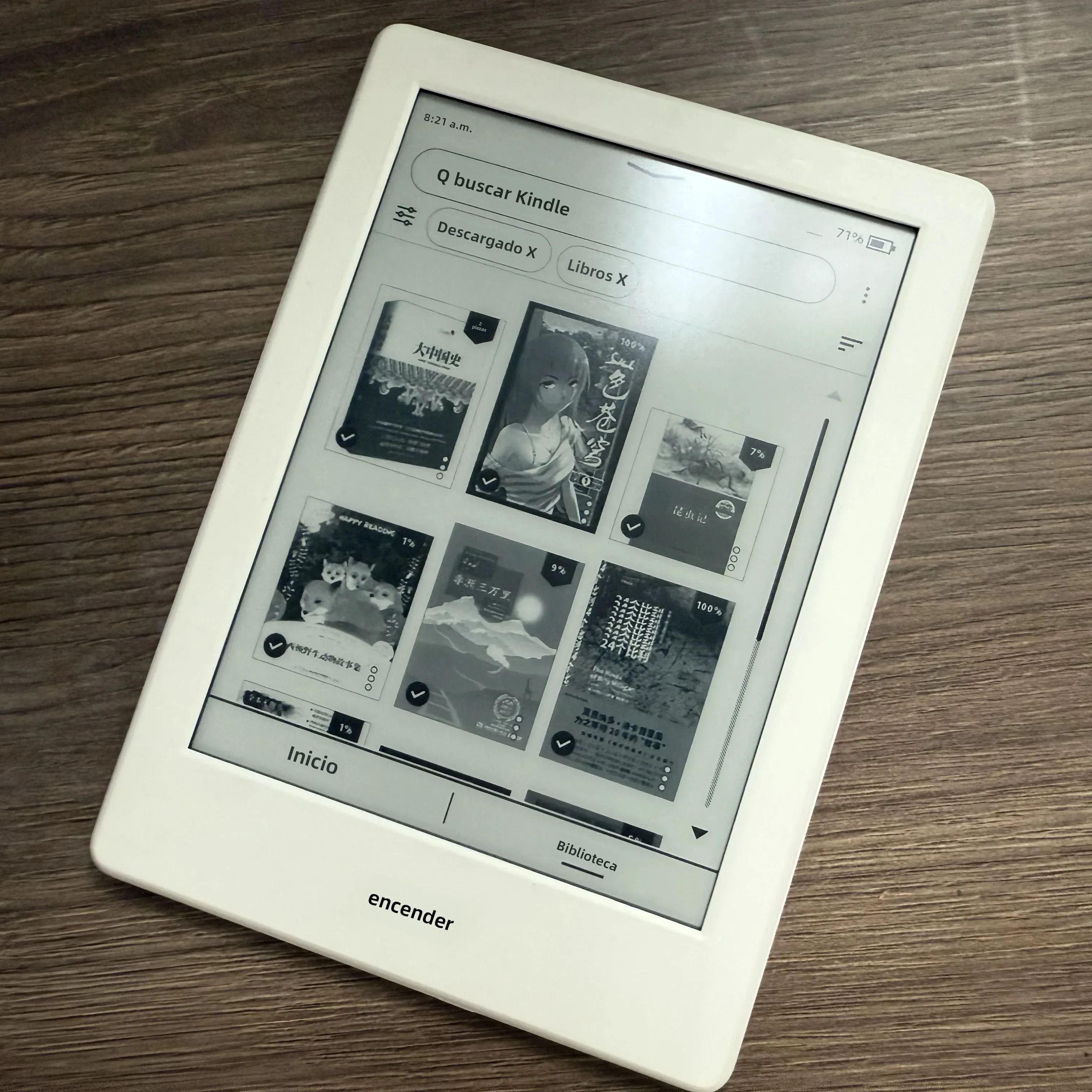 Lector de Libros Electrónicos Kindle Original de 8.ª Generación, Pantalla Táctil de 6 Pulgadas, Wifi, Mejor que Kobo Sy69j para Kindle