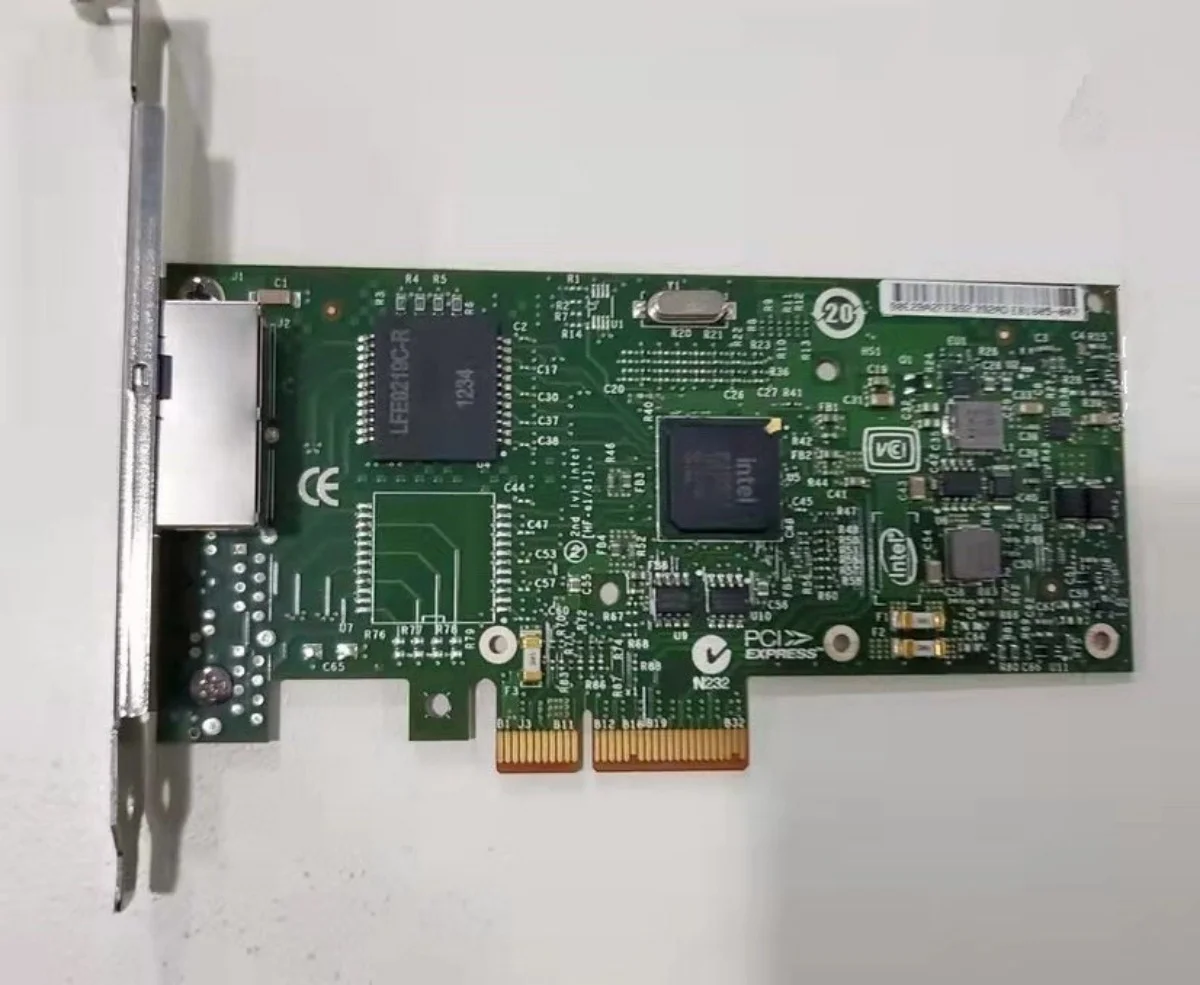 Uesd Intel i340-T2 PCIe x4 ağ kartı çift bağlantı noktalı RJ-45 Ethernet