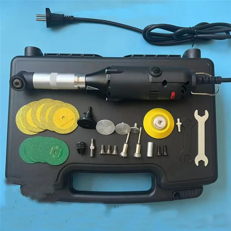 

ABKS-350W 90 Degree Jewelry Wood Electric Engraving Motor Grinder Mold Polishing Hanging Tile Cleaning Tools EU