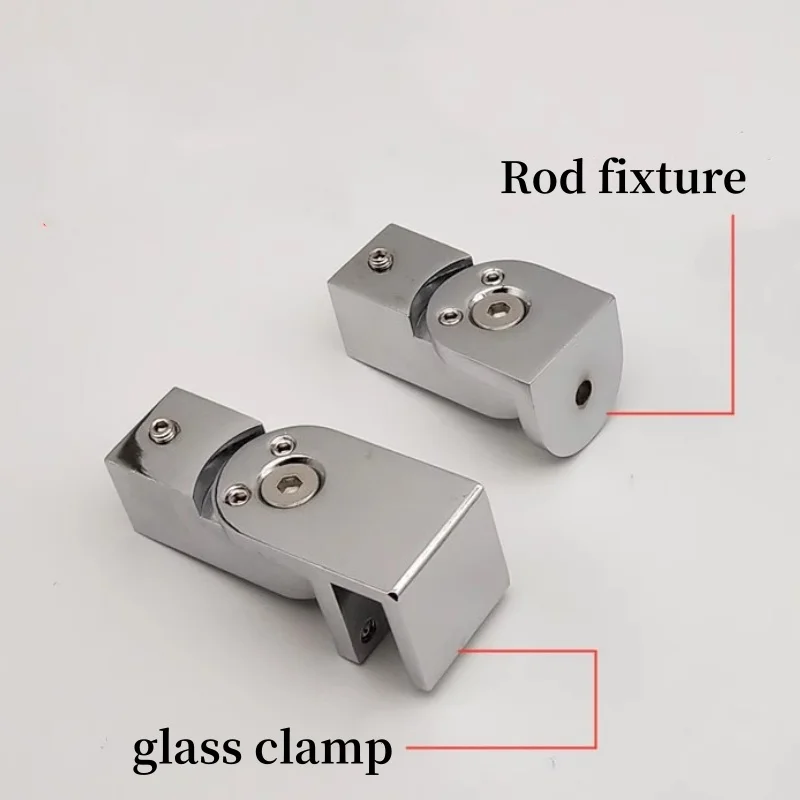 Rvs Douche Glazen Deur Vaste Staaf/Clip, Badkamer Glas Ondersteuning Bar, lengte 30/60/70Cm (LG002)