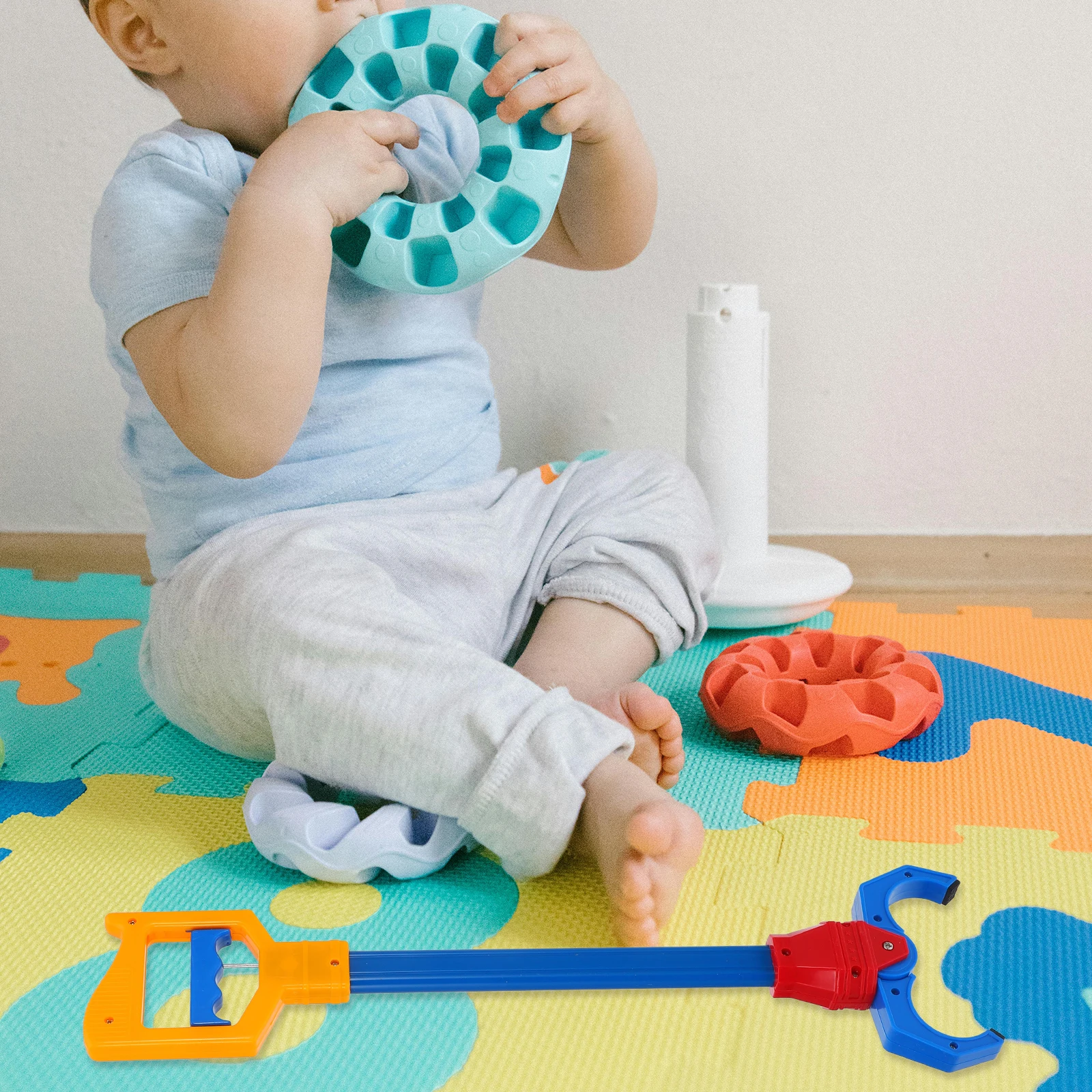 

Mechanical Arm Toys Grabber Tool 356 Random Color Kids Play Parent Child Interactive Long Handle Elastic Claw Up