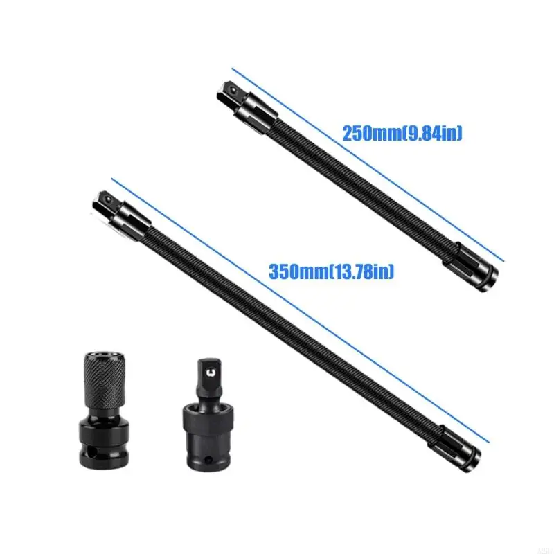 High Torques Wrench Extenders Set With Universally Converters For Mechanics A2BB