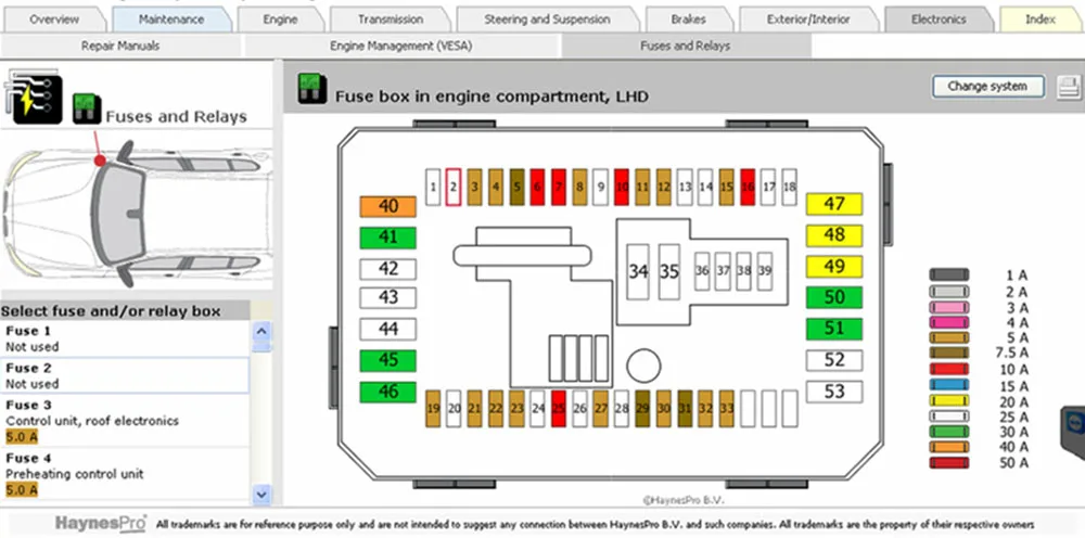 Ferramentas de diagnóstico automotivas Link Software, Vivid Workshop DATA 2018.01 v, Ferramenta do veículo do carro, Reparação automática