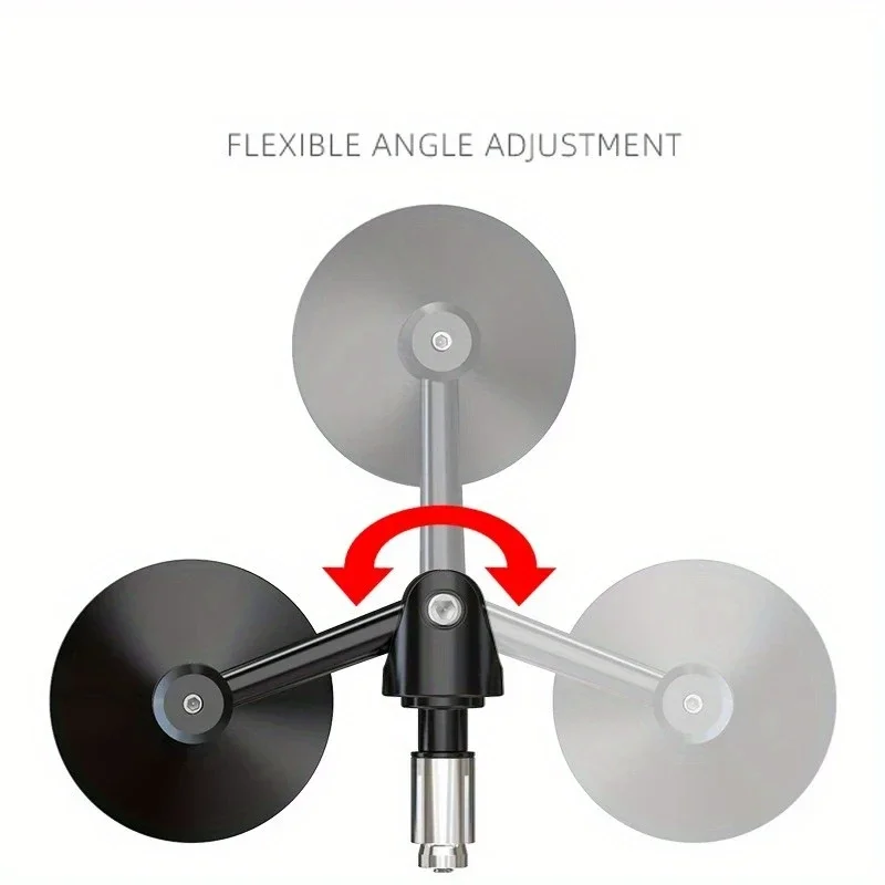 

360 Rotation Adjustable Rearview Mirror Motorcycle Aluminum Alloy Rearview Mirror Universal Bicycle Motorcycle Rearview Mirror