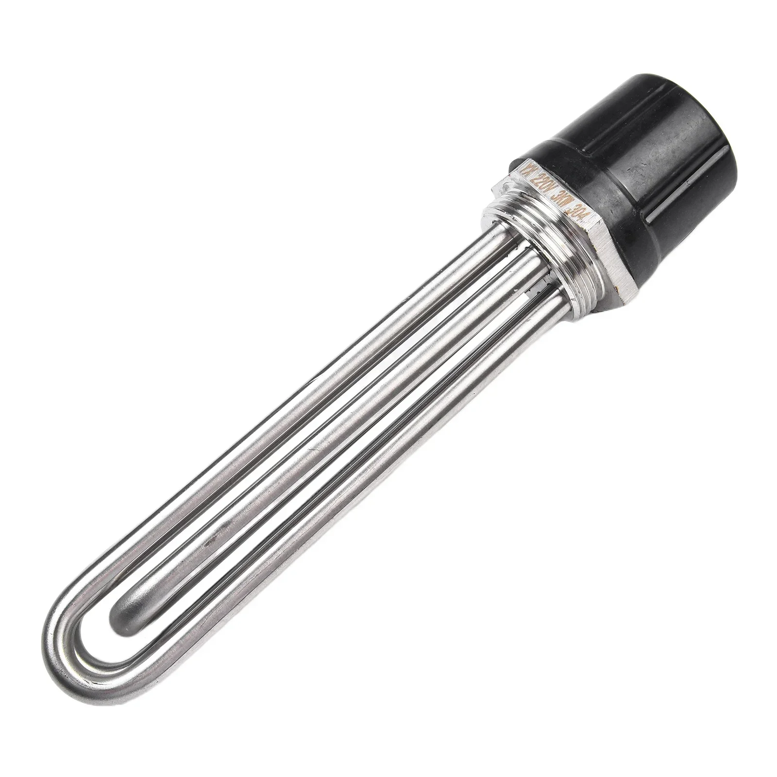 Stainless Steel Heating Element DN40 Immersion Heater 3-12KW Boiler Heating Rod Sliver Triangle Lock 5cm Length Home Heating