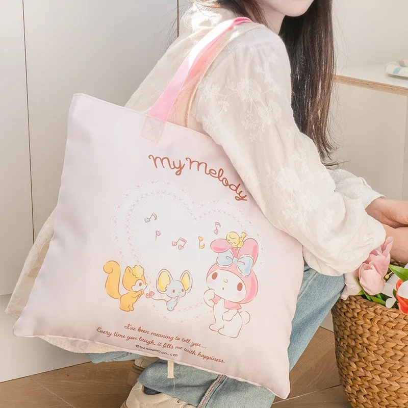 Sanrio Aufbewahrungstasche für den täglichen Gebrauch, Reisen, Einkaufen, Pendeln, Cartoon-Farben, modische Aufbewahrungstasche mit großem Fassungsvermögen