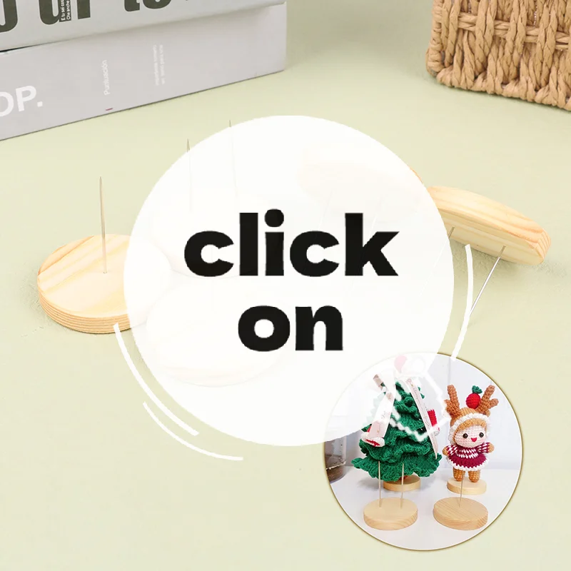 

Новинка, 1 шт., вязанная крючком кукла, витрина, подставка для куклы, витрина, витрина, вязанная крючком кукла, подставка для дисплея, деревянная опорная подставка