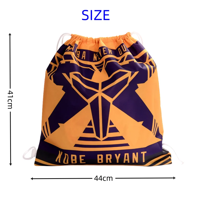 Basketball Drawstring Bags Gym Beach Drawstring Backpack for Boys Teen Tote Bag Waterproof Sport Bag for Hiking Travel Outdoor