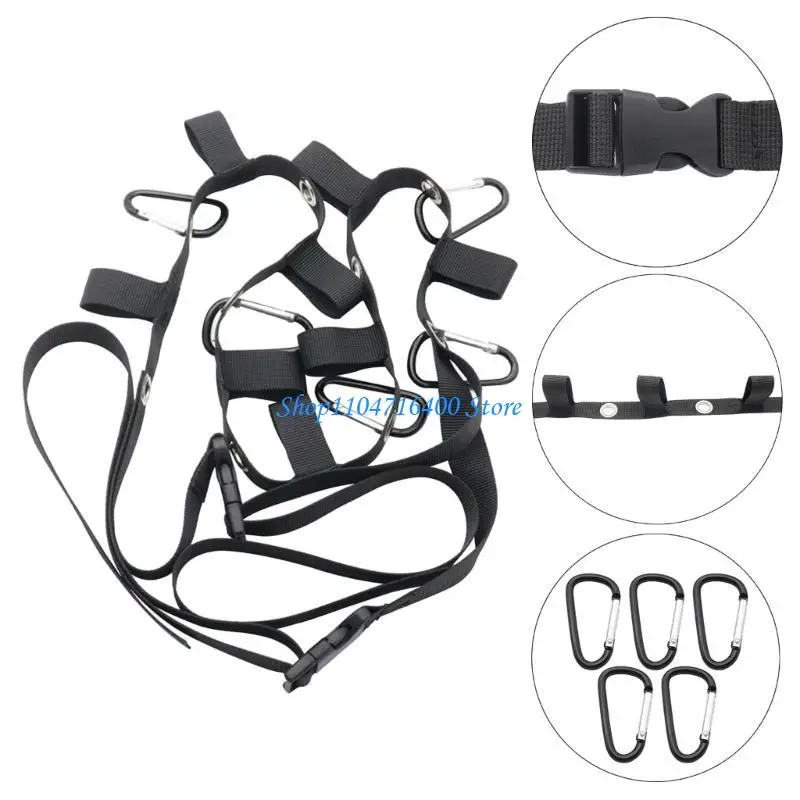 

y1gd Car Mounted Clothesline Luggage Compartment Fixed Rope Outdoor TravelClothesline