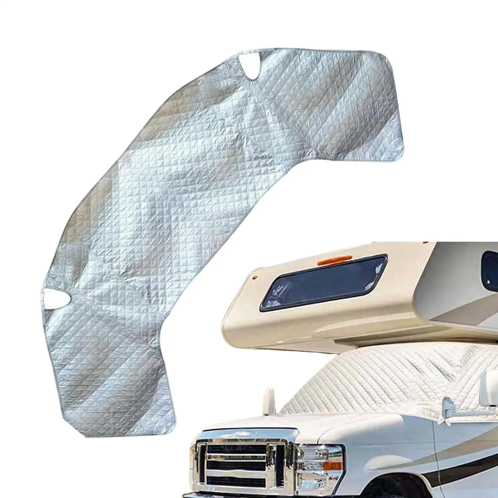200x155x70cm RV Windshield Sunshades Side Window Sunshade Thermal Windscreen Screen Cover  for Ice Snow Winter Frost