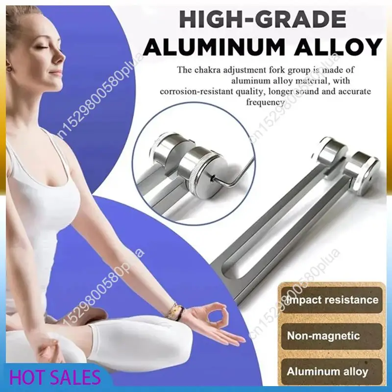 AB31-Tuning Fork Set For Healing Therapy Musical Percussion Instruments Ideal For Sound Healing, Yoga