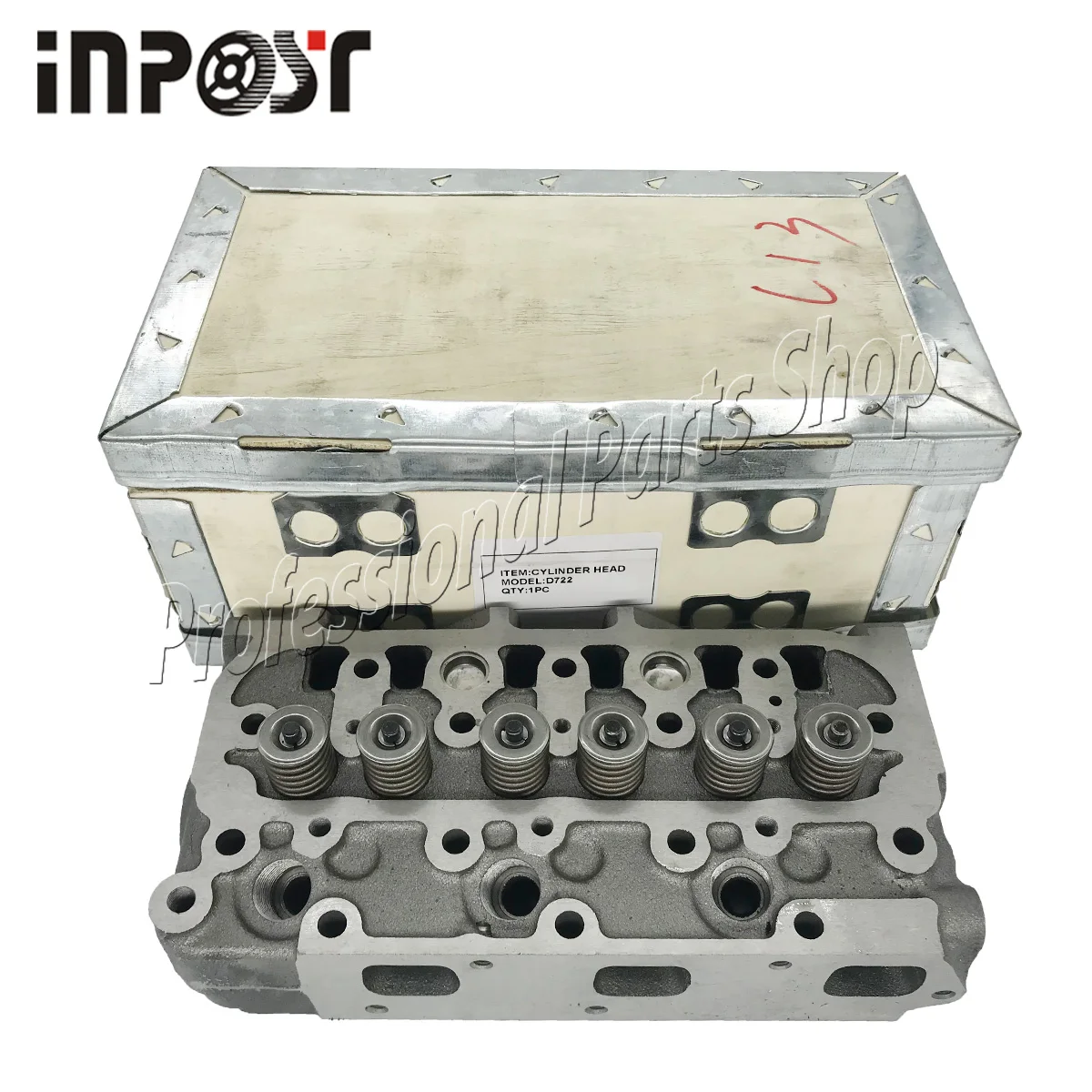 1PC D722 Cylinder Head for Kubota D722 Engine