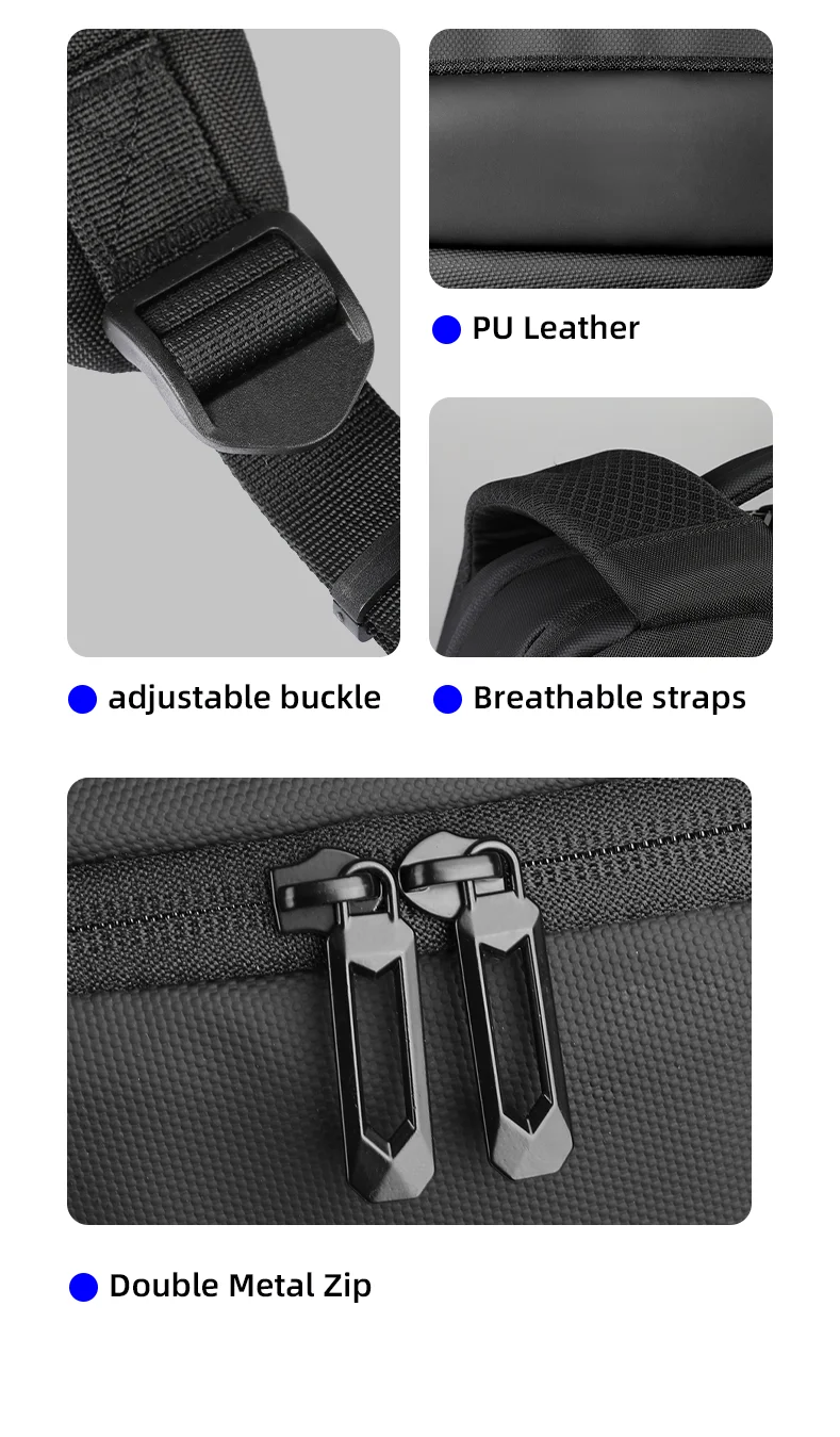 HK Neuer Design-Reiserucksack für Herren, großer Business-Rucksack für Arbeit, Pendeln, wasserdichte Oxford-Rucksäcke, 17-Zoll-Laptoptaschen mit USB – Detail 16