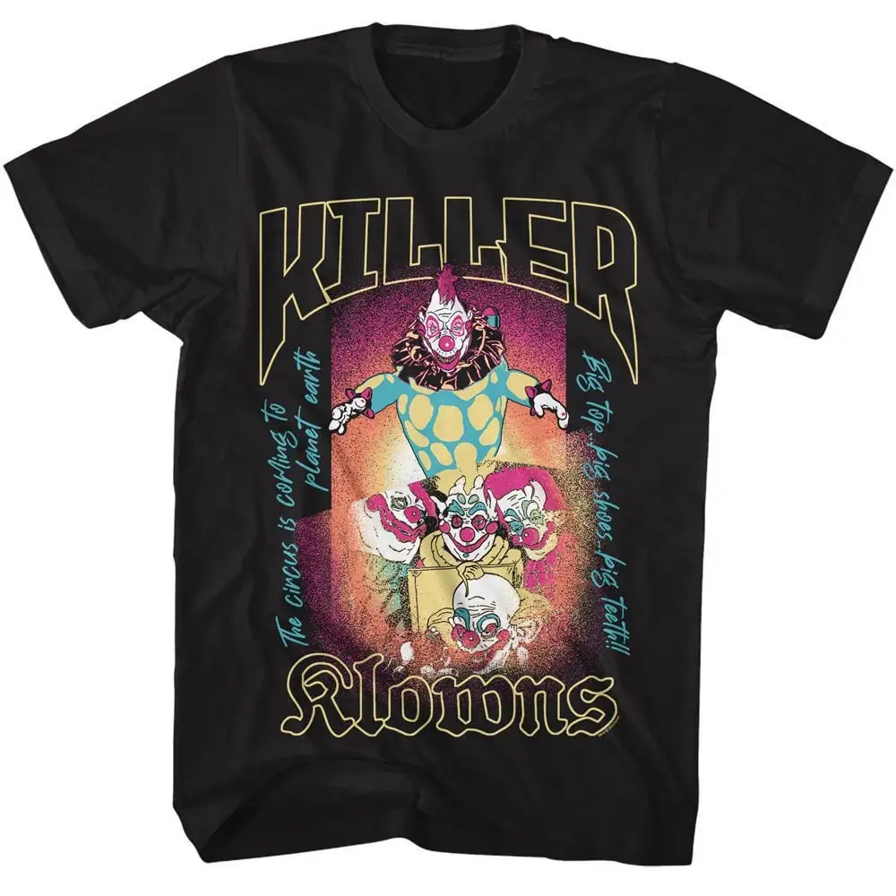 Killer Klowns From Outer Space Black Adult T Shirt