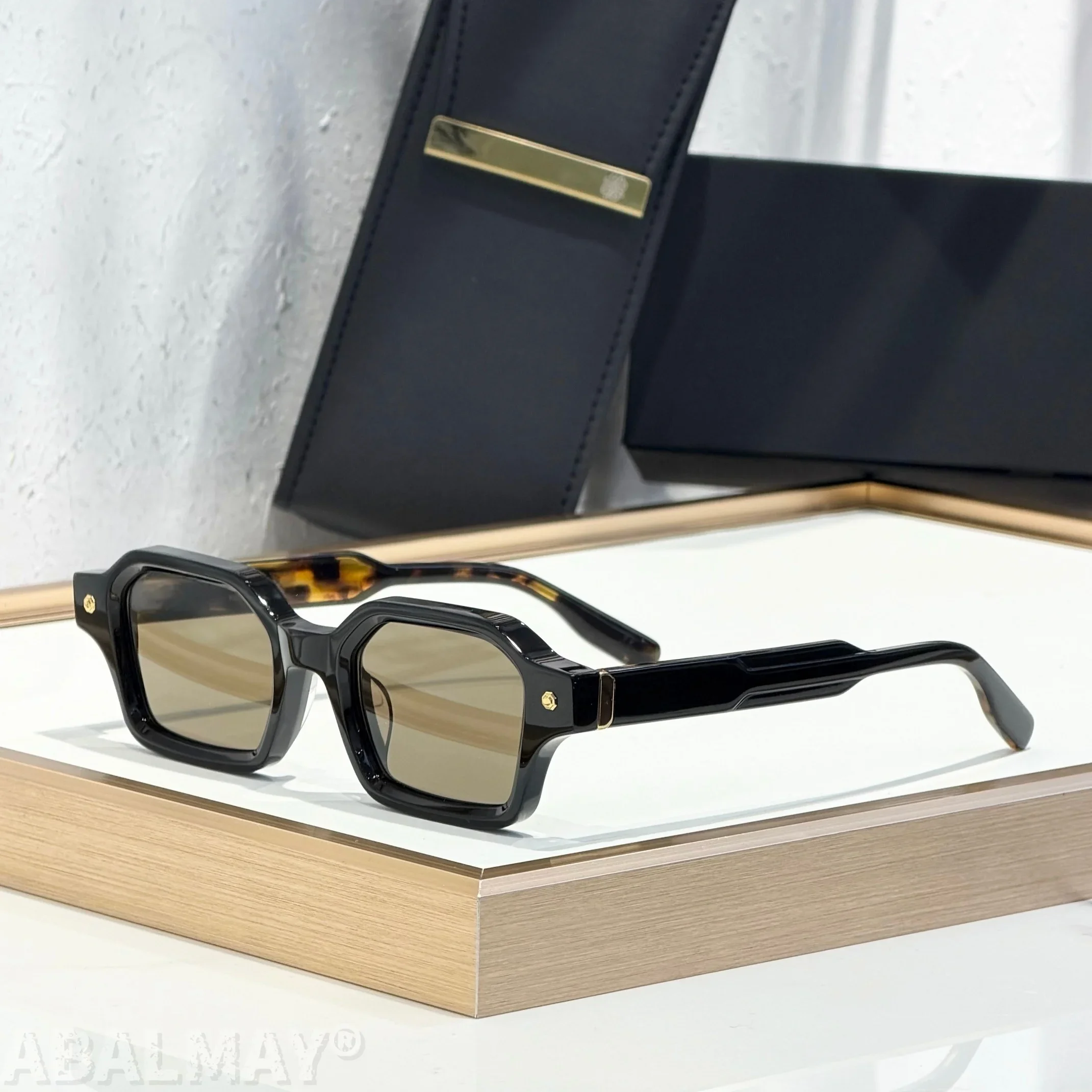 

JD Project 09 49MM Top Quality Mens Sunglasses for Women Fashion Trend Luxury Acetate Titanium UV400 Designer Sunglasses Frame