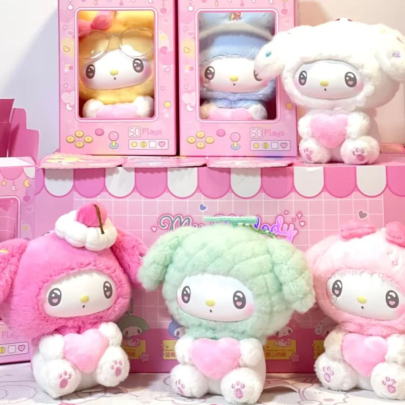 

Новая подлинная Sanrio Meileti 50-летие, памятная серия молочных конфет, глухая коробка, милая кукла, рюкзак, кулон, кавайный подарок