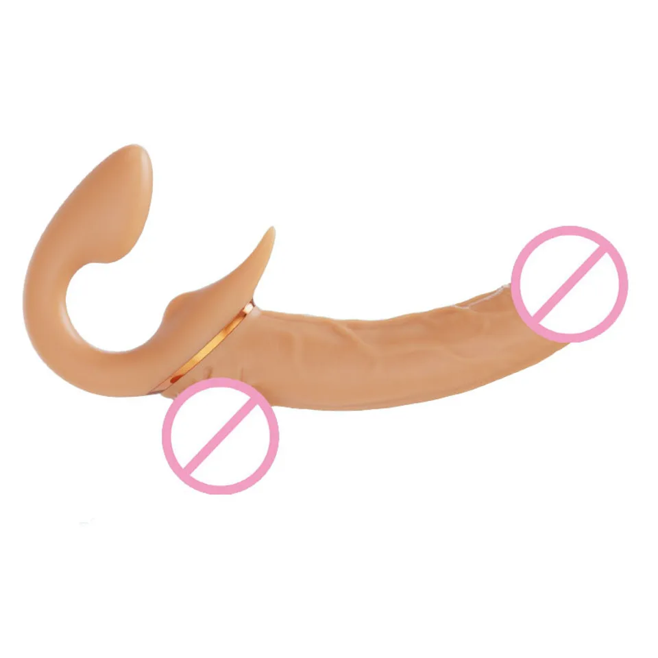 Wearable Strap-on Harness Realistic Vibrating Feature Huge TPE Material Adult Sex Product Female Masturbation Simulation Dildo
