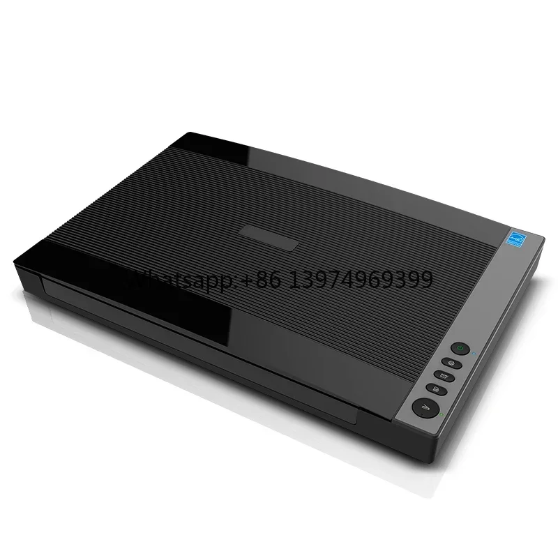 Ultra-Thin A3 Large-Format 1200dpi OCR Scanner with Convenient Operation Buttons Automatic Fast Scanning Warm-up USB Interface f