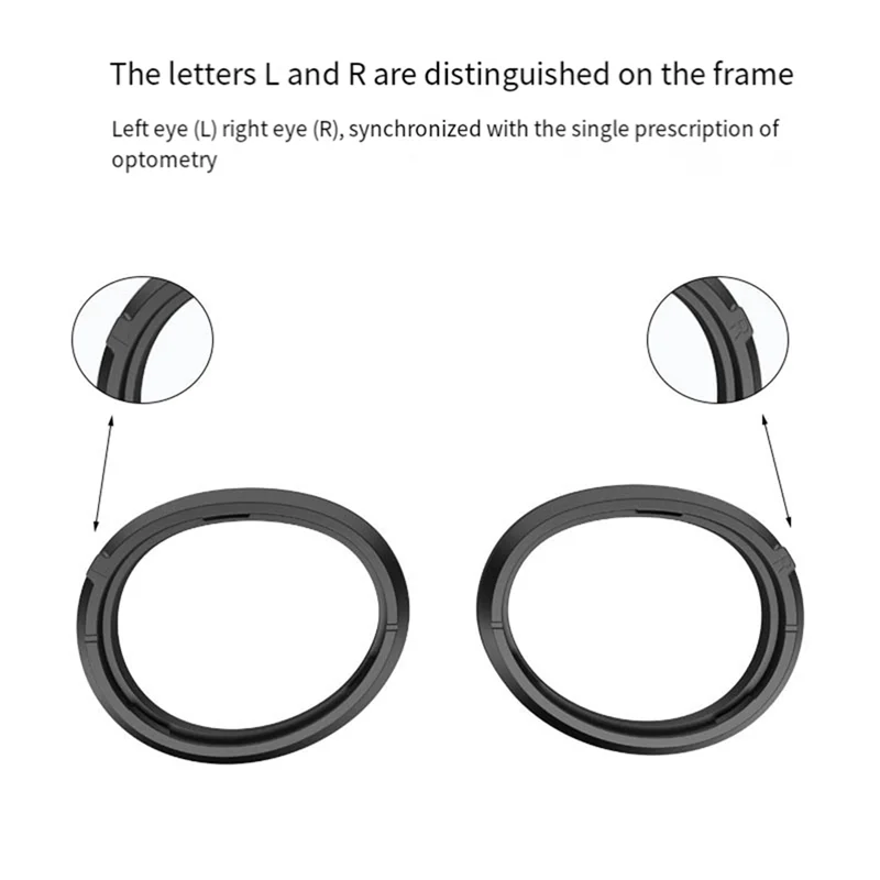 

M01K For Vision Pro Magnetic Frames Injection Molded Myopia Lenses Accessories VR Glasses Magnetic Frames With Lenses