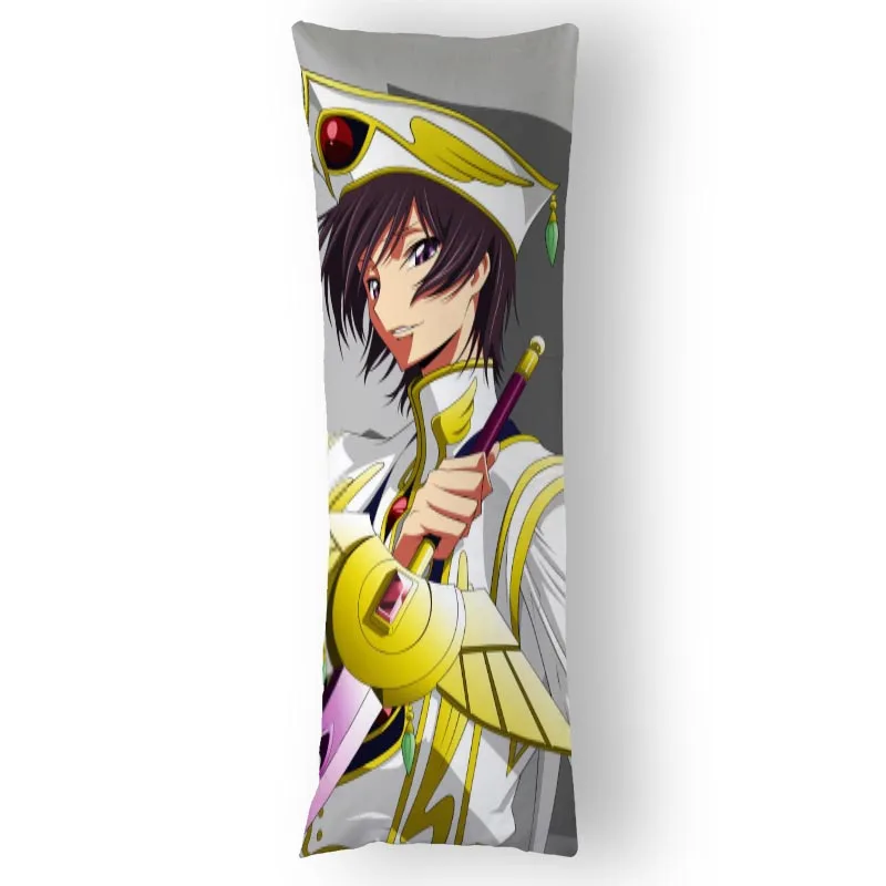 

Lelouch Lamperouge Pillowcase Hug Satin Pillowcover Almohada Anime Body Pillow Case Cushion Cover 35X100cm60X200cm 12.15