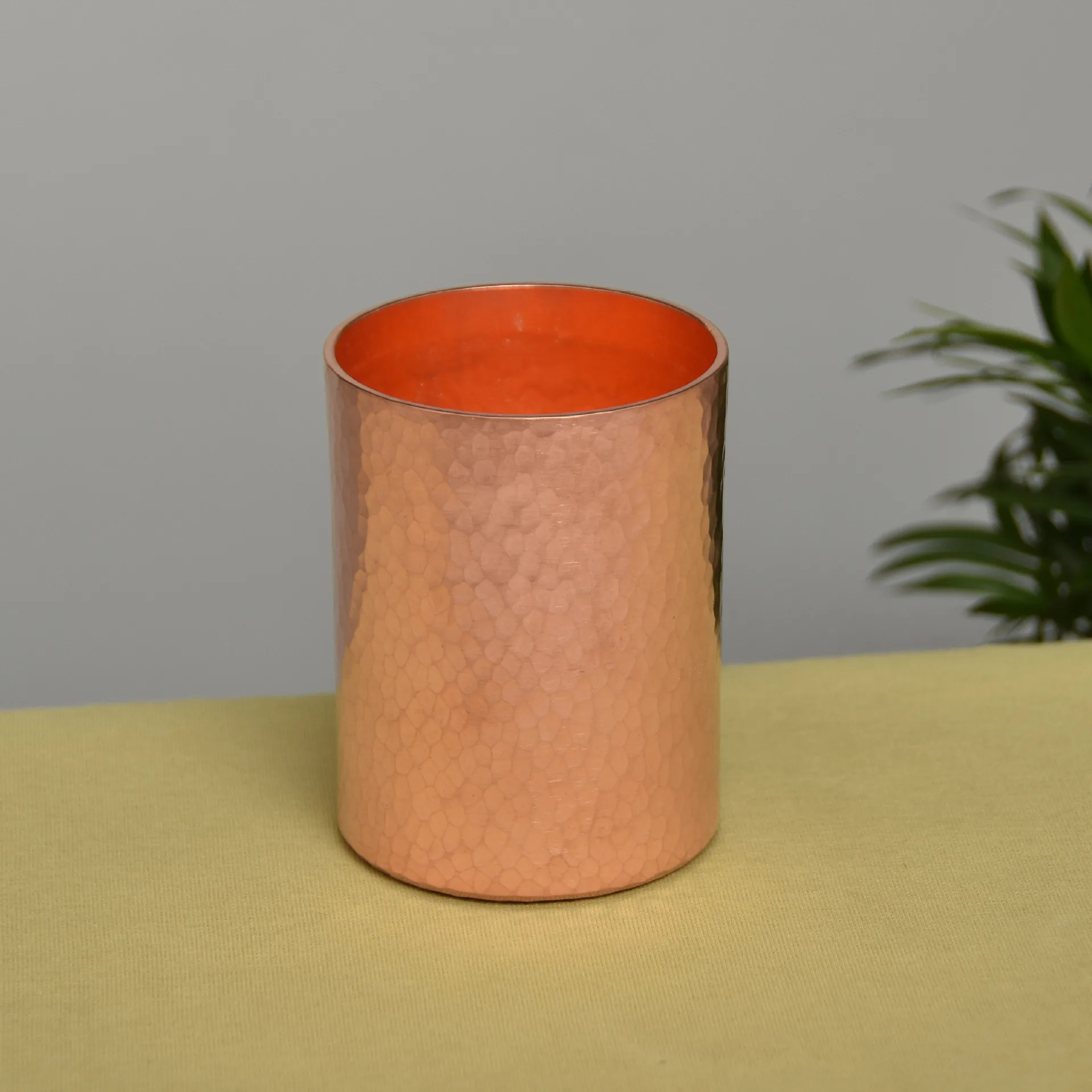 Vintage Handcrafted Pure Copper Coffee Cup Hammer Texture Multiple Sizes for Breakfast Outdoor Water Mug Home Tea Tableware