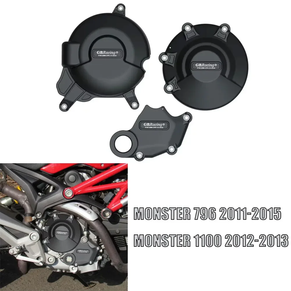 

Gbracing Motorcycle Engine Cover Protection for Ducati Monster 796 2011-2015 Monster 1100 2012-2013 Motorcycle accessories