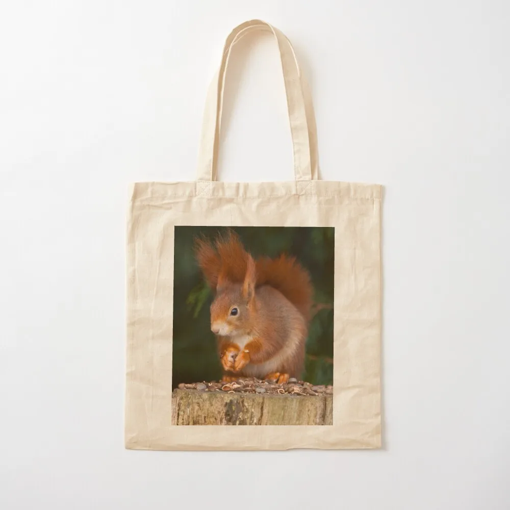 

Red Squirrel Tote Bag Handbags women Women bags Beach bag Customizable tote bag Canvas Tote