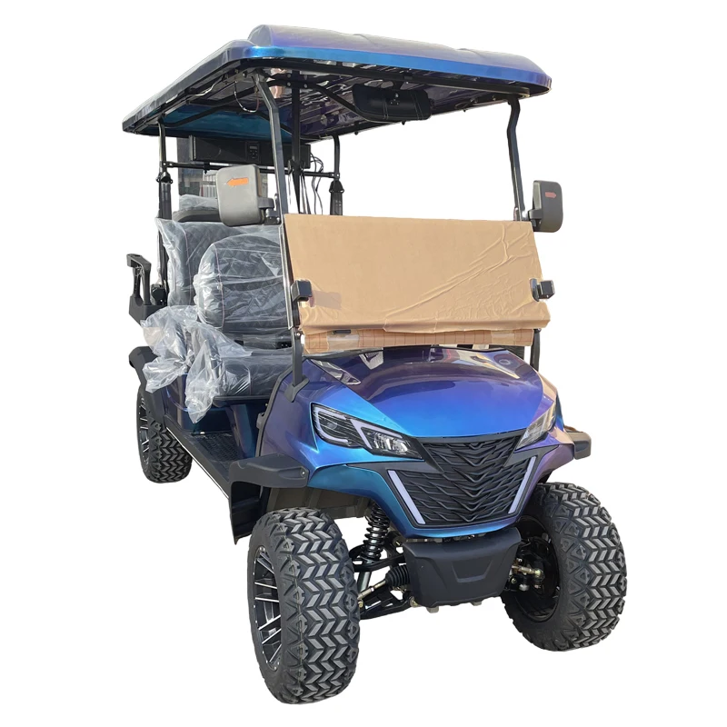 Factory CE new export electric cart Golf Course Club 2/4/6/8 seater off-road sightseeing car Solar power electric golf cart