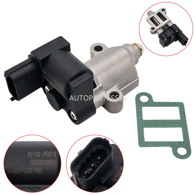 35150-2B010 1581476 HYP28A AC626 2H1589 IAC Idle Control Valve Speed Stabilizer For Hyundai I30 I30CW For Kia Ceed Forte Soul