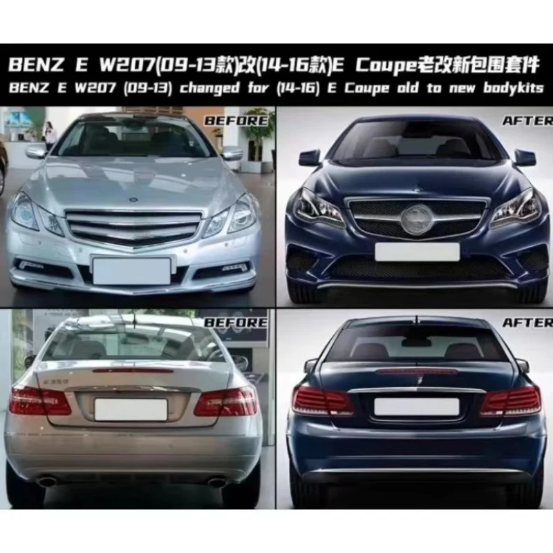 

ForNew Style Old To The New Surrounded Front Bar Headlights Rear Bar Lights In The Net For 09 -13 For Mercedes-benz E-class W207