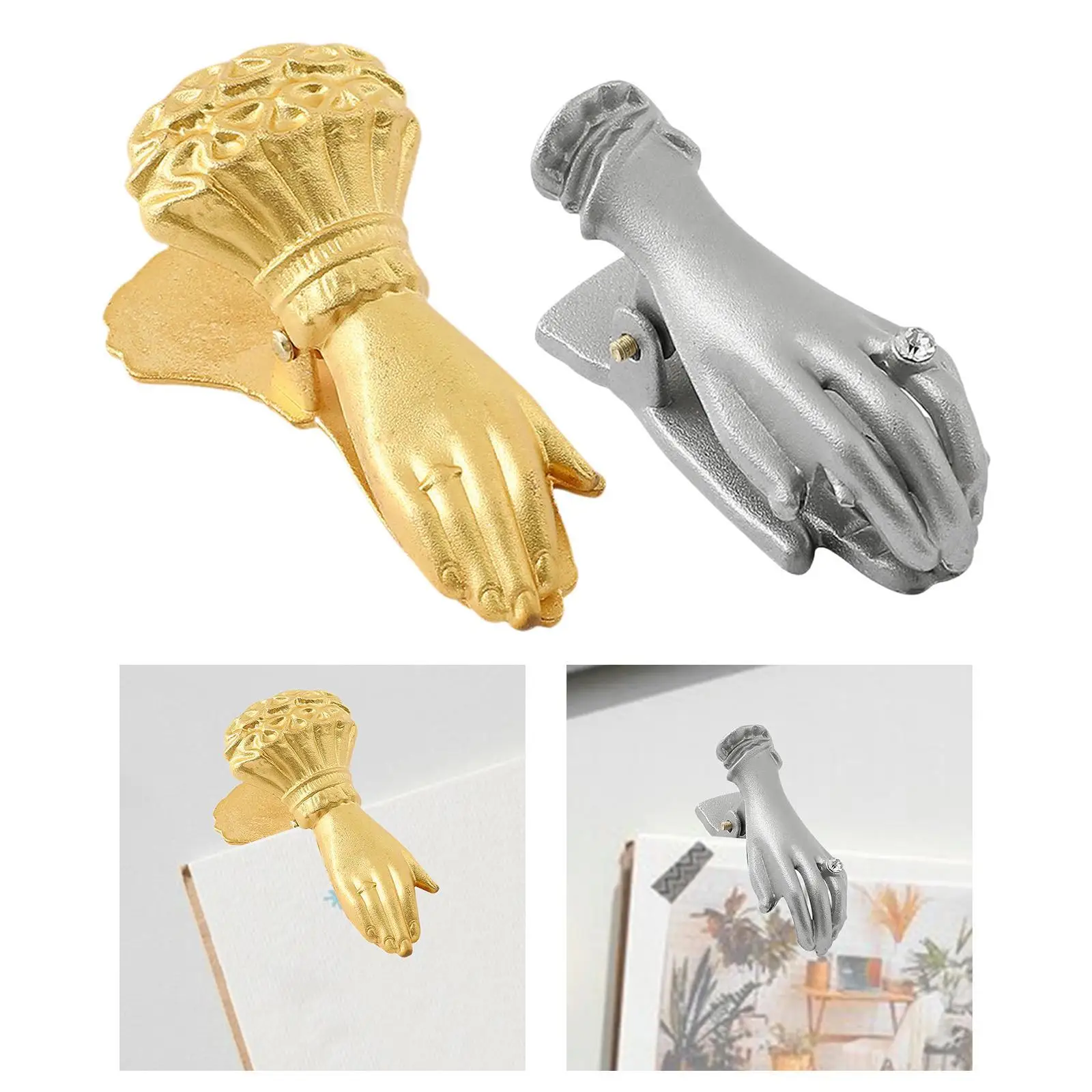 Hand Shaped Paper Clip Multipurpose Page Holder for Document Scrapbook Home