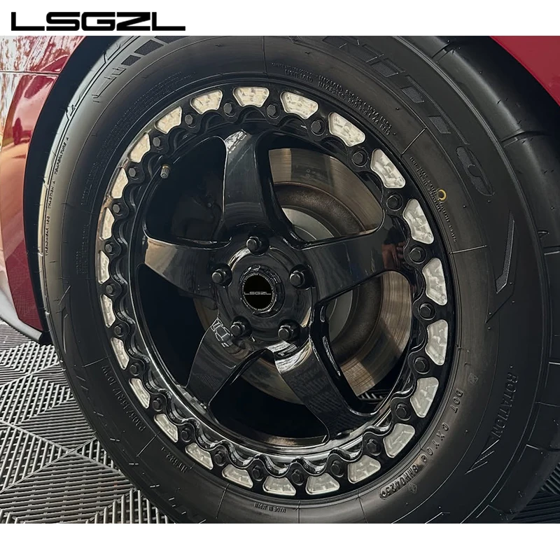 LSGZL Forged Custom Drag Wheels 17 18 19 20 21 22 Inch 5x114.3 5x120 5x112  Concave Alloy Rims for C8 audi bmw Racing Car Wheels