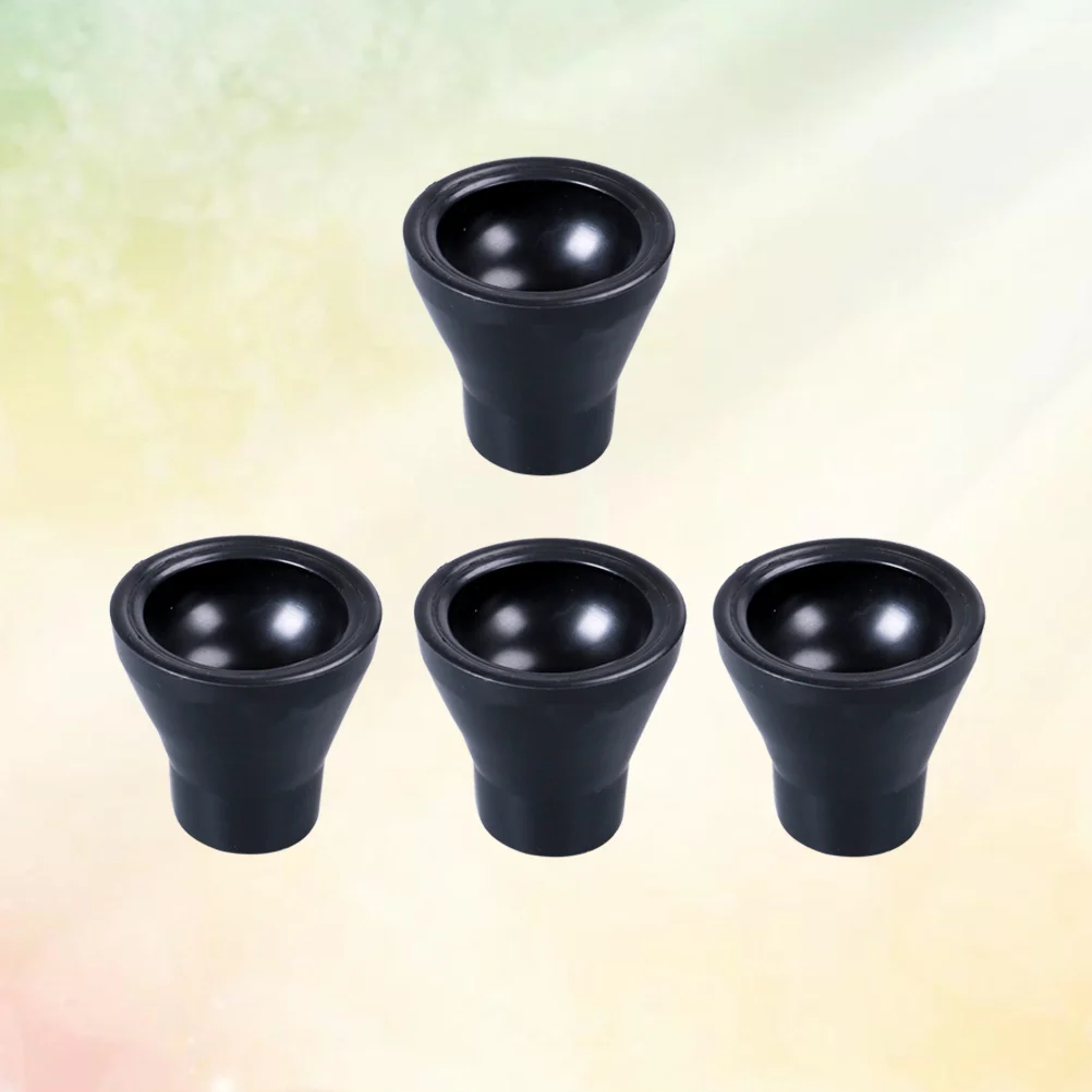 4pcs Rubber Ball Pick-Up for Putter Grip (Black) Bubber ball pick up putter grip pick-up ball pick up rubber