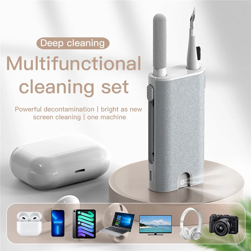 5 in 1 Earphone Cleaner Brush Kit Camera Phone Tablet Laptop TV Screen Cleaning Tools Headset Cleaning Pen