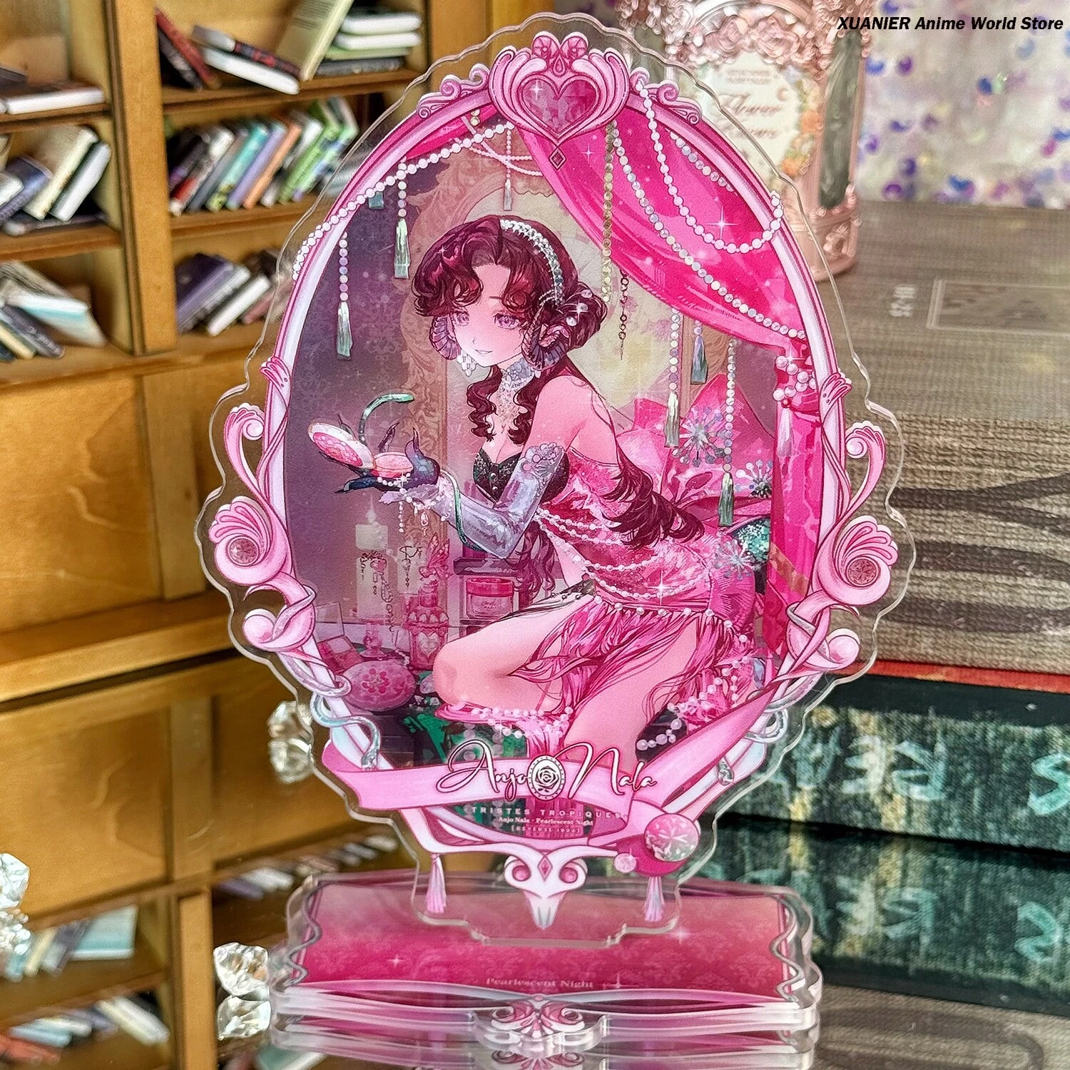 

Anime Anjo Nala Nala Hari Reverse:1999 Theme Acrylic Stand Figure Model Badge Brooch Pins Game Cosplay Cards Colored Paper
