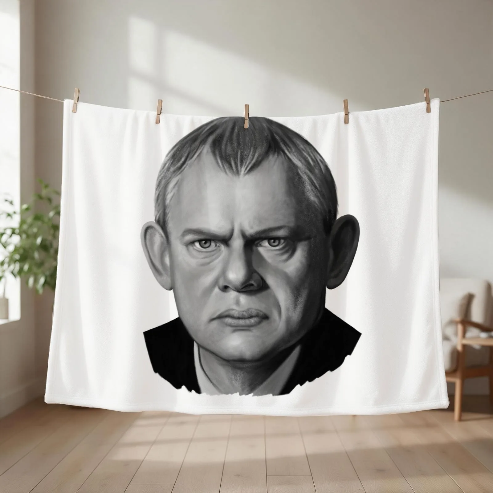 Doc Martin Throw Blanket couch cozy soft plush fuzzy picnic outdoor blanket