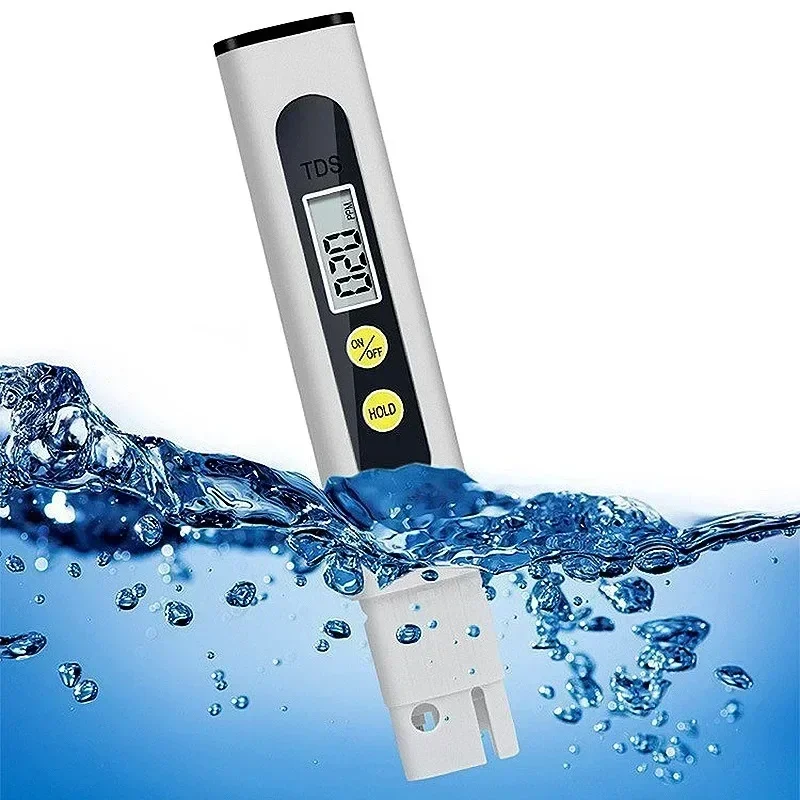 

TDS Meter Digital Water Tester 0-9990ppm Drinking Water Quality Analyzer Monitor Filter Rapid Test Aquarium Hydroponics Pools