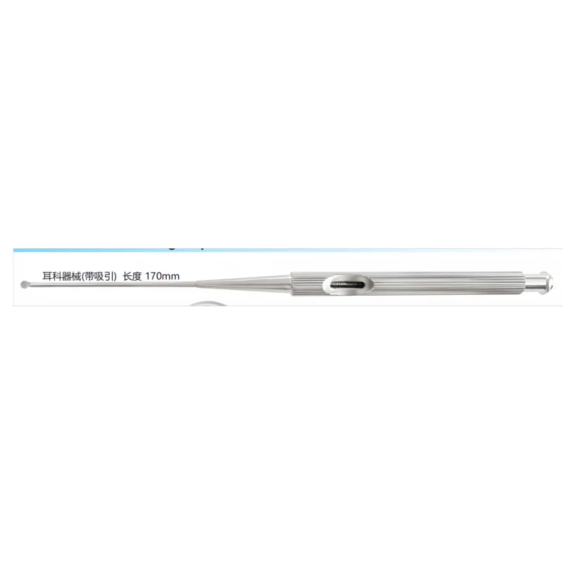 Ultra-fine With Suction Ear Tympanic Flap Knife Two Scrapers Microscopic Ear Hook Otolaryngology Surgical Instrument Discount